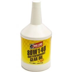 Redline 80W140 GL-5 Gear Oil , 1 Quart Bottle [946ml]