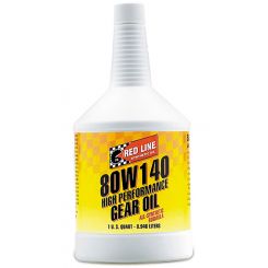 Redline 80W140 GL-5 Gear Oil , 1 Quart Bottle [946ml]