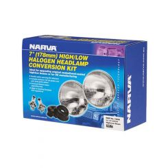 Narva Halogen Headlamp H4 Conversion Kit 7'' High/Low Beam