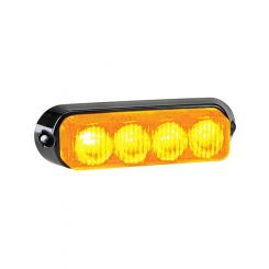 Narva High Powered LED Warning Light Amber 4 x 1 Watt Leds