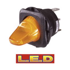 Narva Duckbill Off/On Toggle Switch With Amber LED