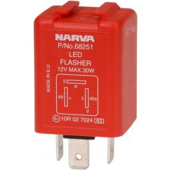 Narva 12 Volt 3 Pin LED Electronic Flasher with Pilot
