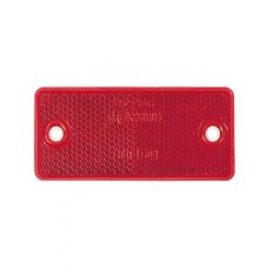 Narva Red Retro Reflector 90 x 40mm With Dual Fixing Holes Pack of 2