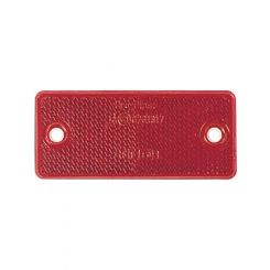 Narva Red Retro Reflector 90 x 40mm With Dual Fixing Holes
