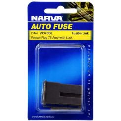 Narva 75 Amp Purple Female Fusible Link Plug In With Lock Pack of 1