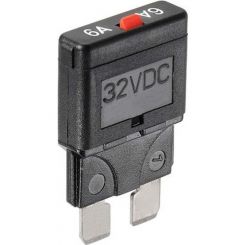 Narva 25 Amp White Manual Resetting Circuit Breaker Pack of 1