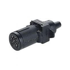 Narva 6 Pin Small Round Plastic Plug Blister 1