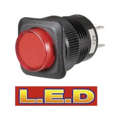 Narva Off/On Push/Push Switch With Red LED
