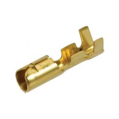Narva Female Terminal Non-Insulated Brass 4mm Pack of 100