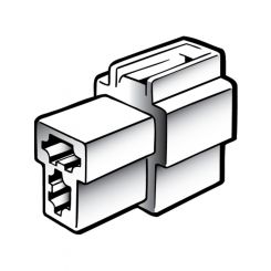 Narva 2 Way Female Quick Connector Housing Pack of 10