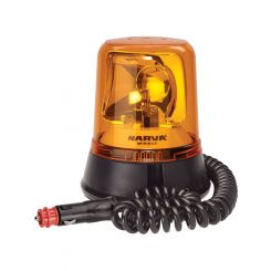 Narva Optimax Rotating Beacon Amber Magnetic Base 12/24 Volt
