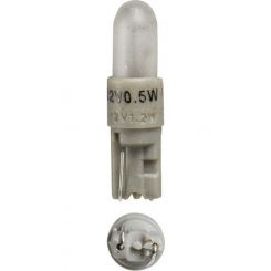 Narva 12V 1.2W Kw2 x 4.6D White Base Dash Panel Globes