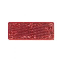 Narva Red Retro Reflector 70 x 28mm With Self Adhesive
