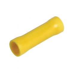 Narva 56mm Flared Vinyl Cable Joiner Yellow Pack of 8