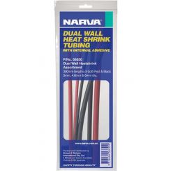 Narva Dual Wall Heat shrink Tubing Assortment 3mm - 6mm Dia 150mm