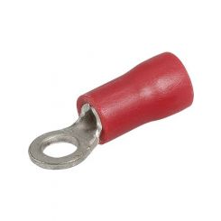 Narva 3 mm Flared Vinyl Ring Terminal Red Pack of 25