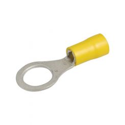 Narva 9.5 mm Flared Vinyl Ring Terminal Yellow Pack of 10