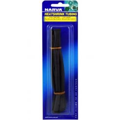 Narva HeatShrink Tubing 6.4 mm Black 1.2 Meter