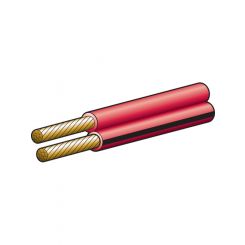 Narva Figure 8 Cable 3mm 100M 10 Amp Red Black Tracer