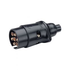 Narva 7 Pin Large Round Plastic Trailer Plug Pack of 25