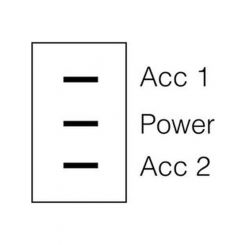 Narva On/Off/On Rocker Switch
