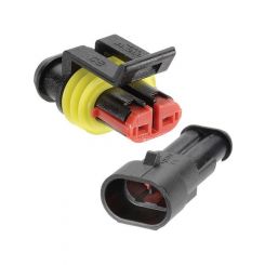 Narva 2 Way Amp Super Seal Connector Housing Kit Pack of 2