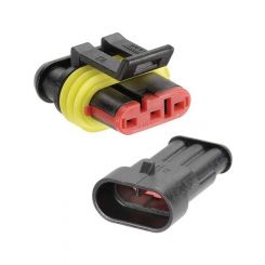 Narva 3 Way Amp Super Seal Connector Housing Kit Pack of 2