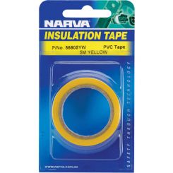 Narva 19mm PVC Insulation Tape Matt Finish 5M Yellow