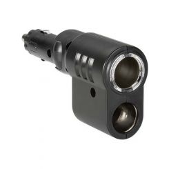 Narva Cigarette Lighter Plug w/Adjust Twin Sockets & Lighter Fixture