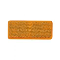 Narva Amber Retro Reflector 70 x 28mm With Self Adhesive Pack of 50