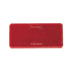 Narva Red Retro Reflector 94 x 44mm With Self Adhesive Pack of 50