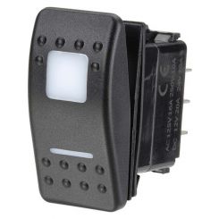 Narva 12/24V On/On LED Illuminated Sealed Rocker Switch Red