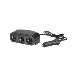Narva Cigarette Lighter Plug w/Extend Lead & Triple Accessory Sockets