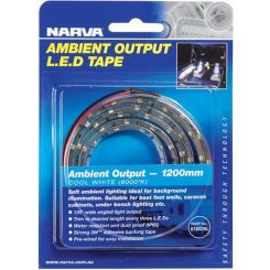 Narva 12V LED Tape Ambient Output Cool White 6000K 600mm