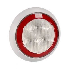 Narva 9-33 Volt Model 43 LED Reverse Lamp White With Red LED Tail Ring