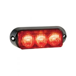 Narva 12/24V High Powered LED Warning Light Red 3x1 Watt LED