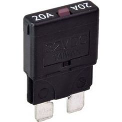Narva 20 Amp Yellow Manual Resetting Circuit Breaker Pack of 5