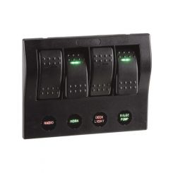 Narva 4-Way LED Switch Panel With Circuit Breaker Protection