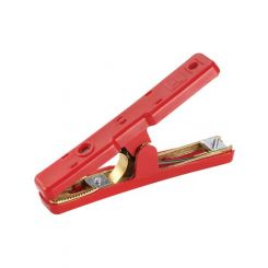 Narva Solid Brass Black Battery Clamp 400A Red