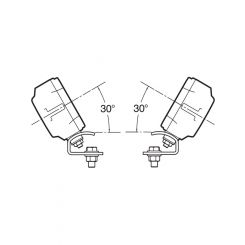 Narva Heavy-Duty Delta L.E.D Work Lamp, Flood Beam - 2000 Lumens
