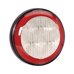 Narva 9-33 Volt Model 43 LED Reverse Lamp White w/Red LED Tail Ring
