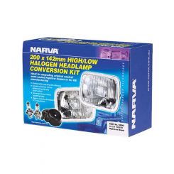 Narva Halogen Headlamp H4 Conversion Kit 200 x 142mm High/Low Beam