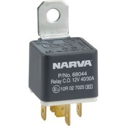 Narva 12V 40A/30A Change-Over 5 Pin Relay With Resistor