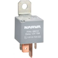 Narva 12V 70A Normally Open 4 Pin Relay With Resistor