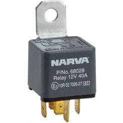 Narva 12V 40A Normally Open 5 Pin Relay With Resistor