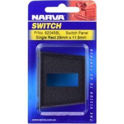 Narva Single Slot Plastic Switch Panel Pack of 1