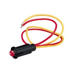 Narva 12 Volt Pilot Lamp Pre-Wired With Red Led