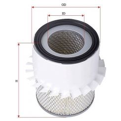 Sakura Finned Air Filter [ref Ryco HDA5839]