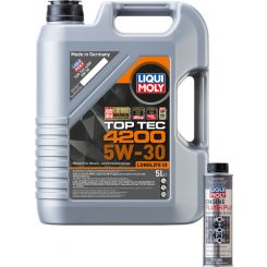 Liqui Moly Top Tec 4200 5W-30 5L + Silver Service Kit