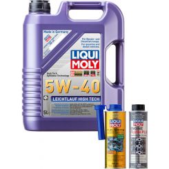 Liqui Moly Leichtlauf High Tech 5W-40 5L + Gold Service Kit